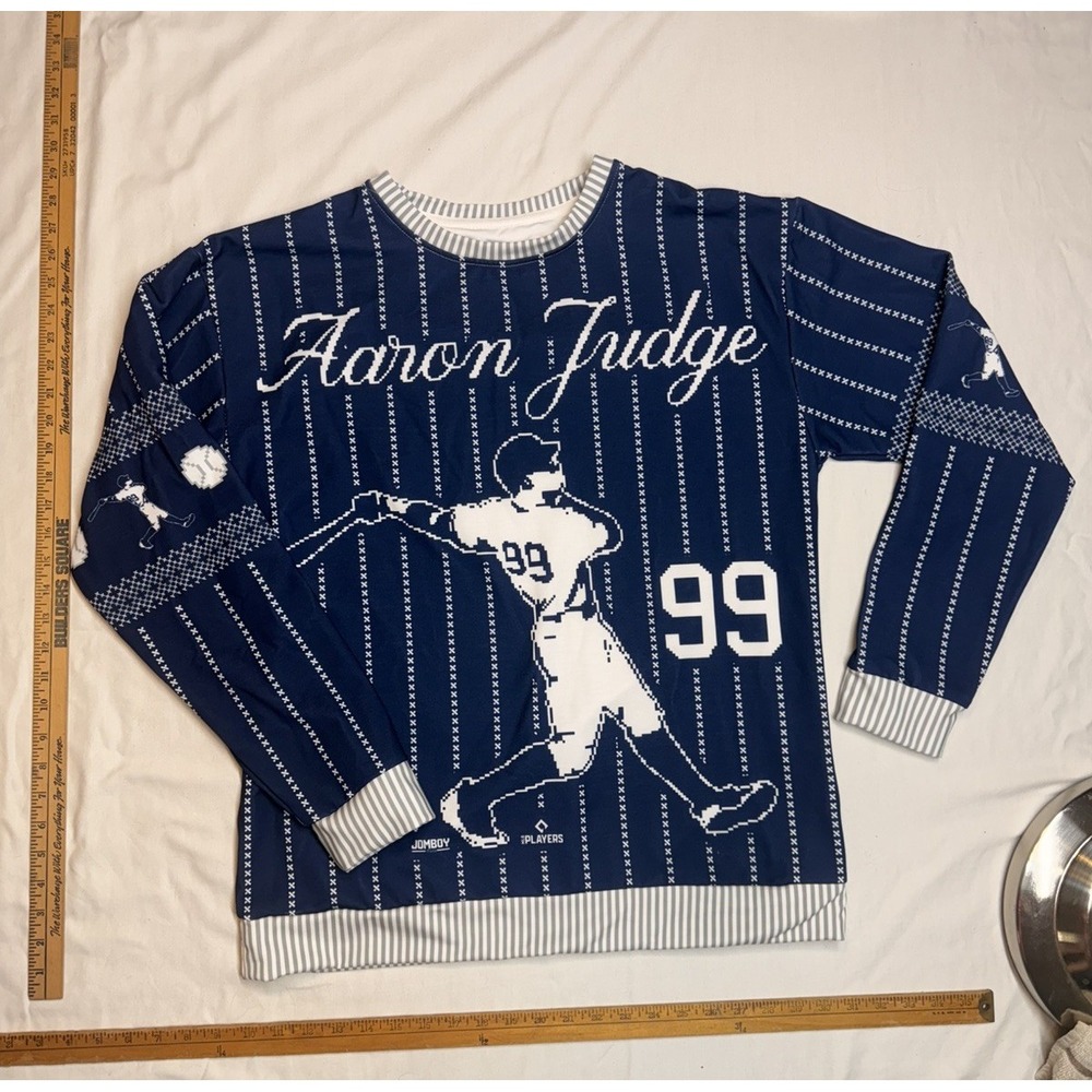 NY Yankees Aaron Judge No. 99 Sweatshirt Pullover. Size L